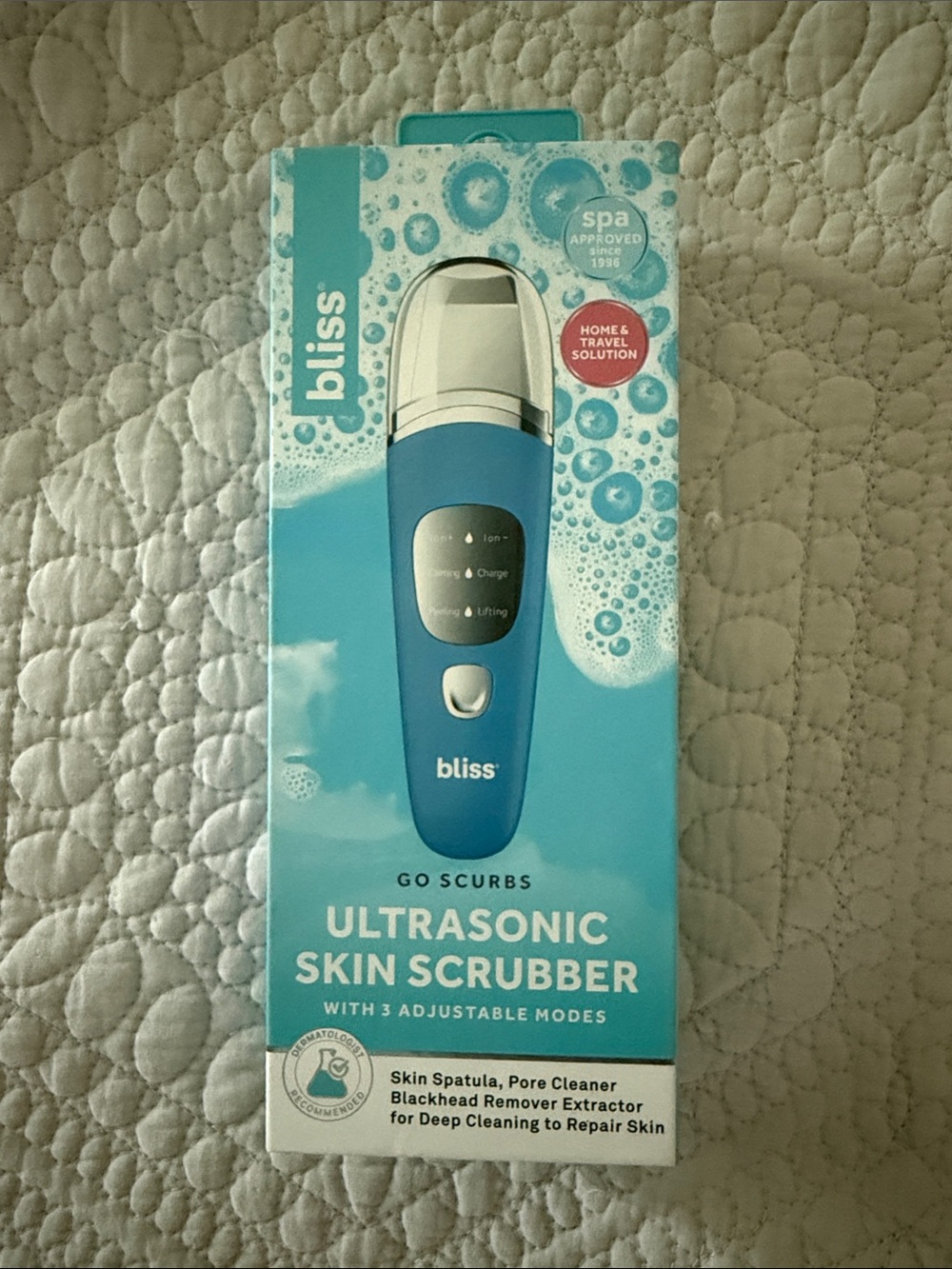 Bliss Ultrasonic Skin Scrubber - Blue
